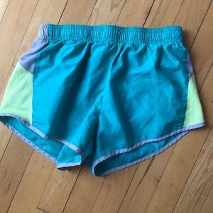 Teal athletic shorts!